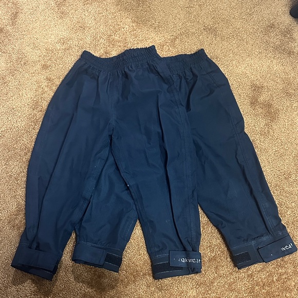 Black Oaki wear rain pants bundle both Sized 4/5 - Picture 1 of 5